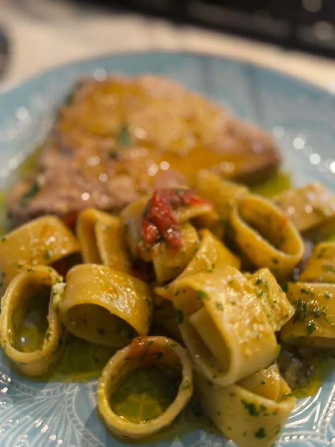 Paccheri, frische Pasta
