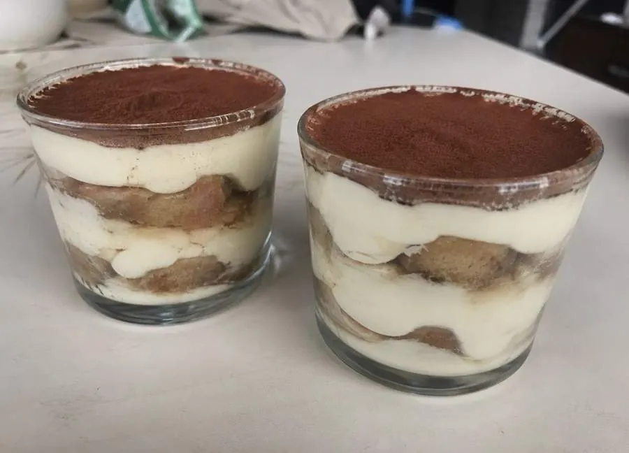 Hausgemachtes Tiramisù im Glas